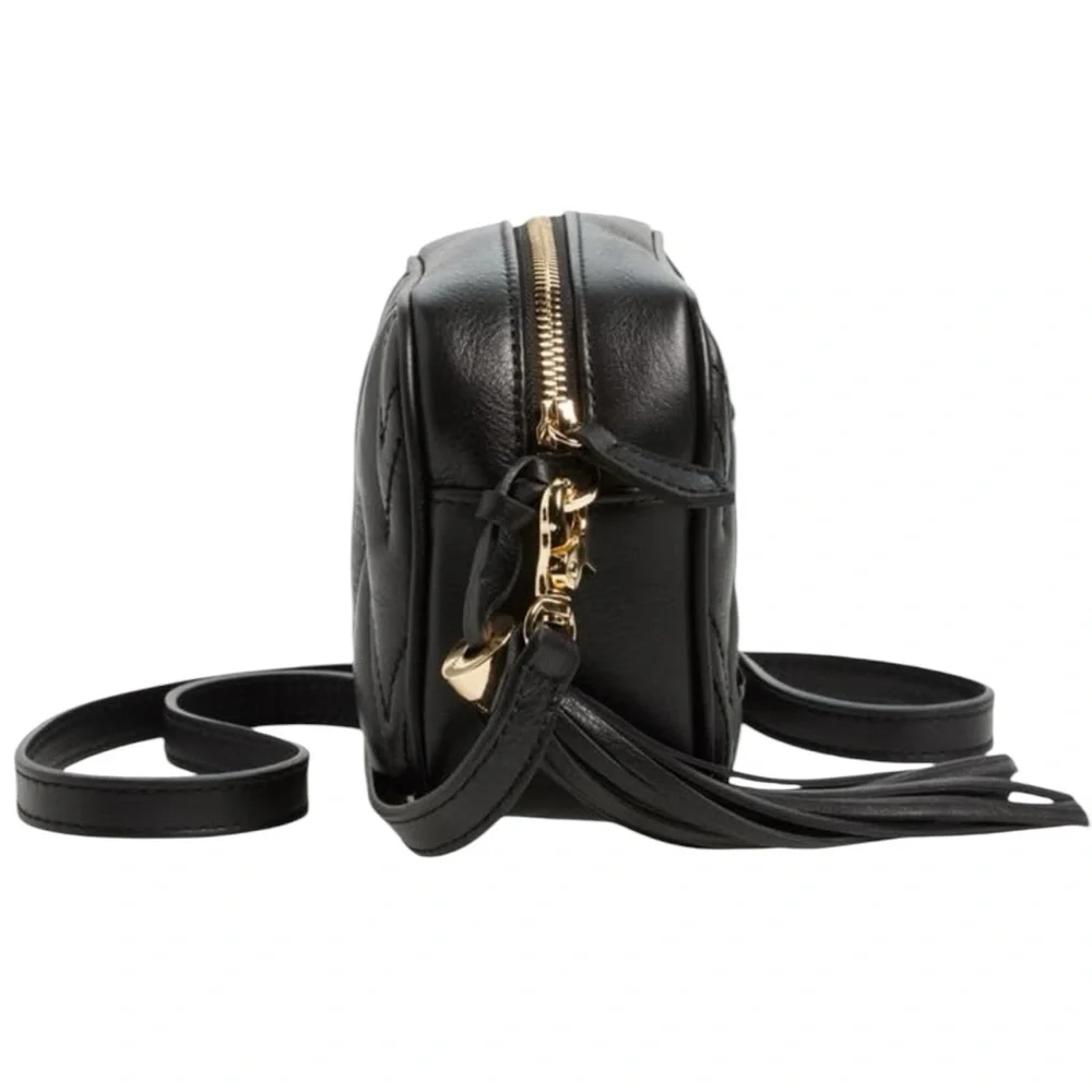 Valentino by Mario Valentino Amel Diamond Stud Crossbody Bag – NWT with Dust Bag - Picture 4 of 7